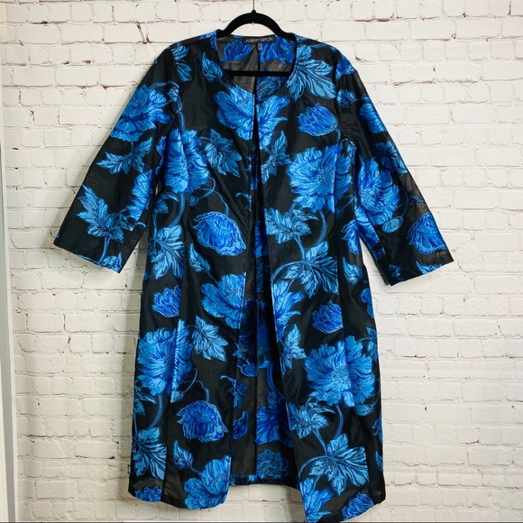 Albert Nipon Jackets & Blazers - ALBERT NIPON Semi-Sheer Evening Jacket Floral